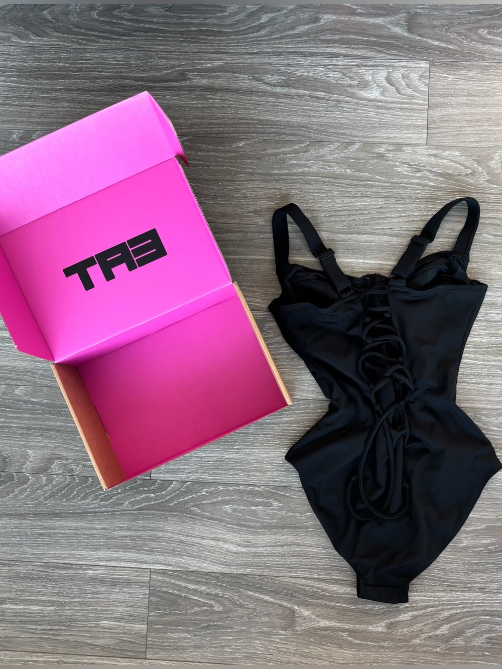 TA3 Swimsuit Black Lifty One Piece Reg/Long torso length size Large cup D/DD